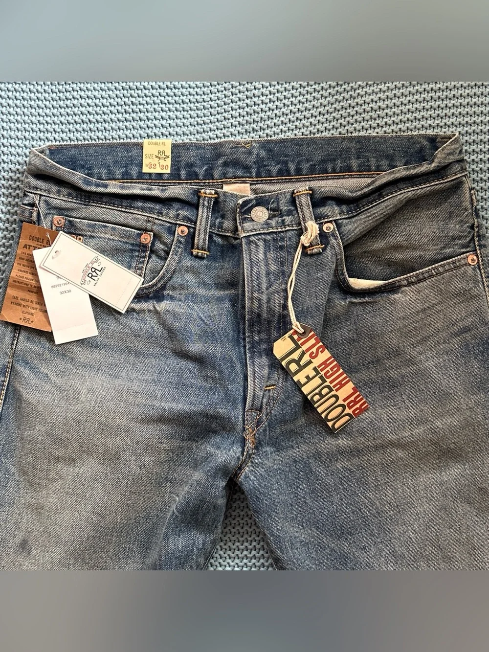 Ralph Lauren Double RL High Slim Denim Jeans - Picture 1 of 5